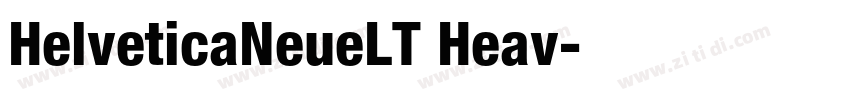HelveticaNeueLT Heav字体转换